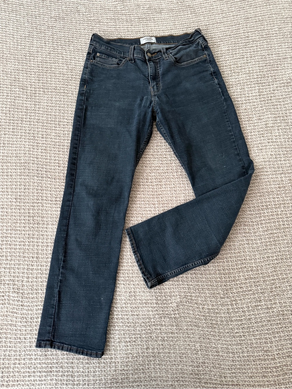 Denizen Levi's Navy Straight-Leg Jeans